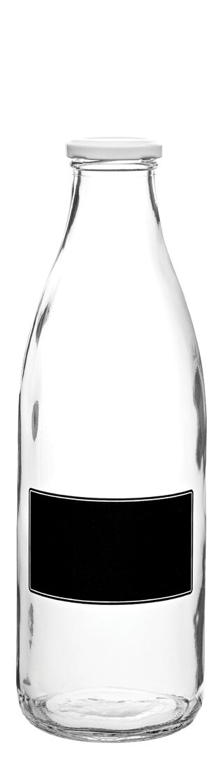 Lidded Bottle 1L (35oz) Blackboard Design - R90111-BLA000-B01012 (Pack of 12)